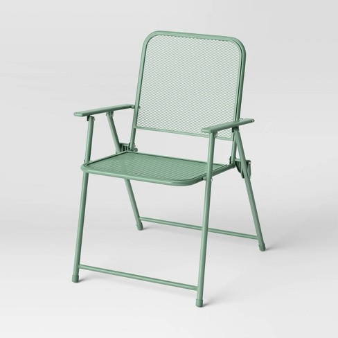 Metal Mesh Folding Chair - Green - Room Essentials™ : Targ