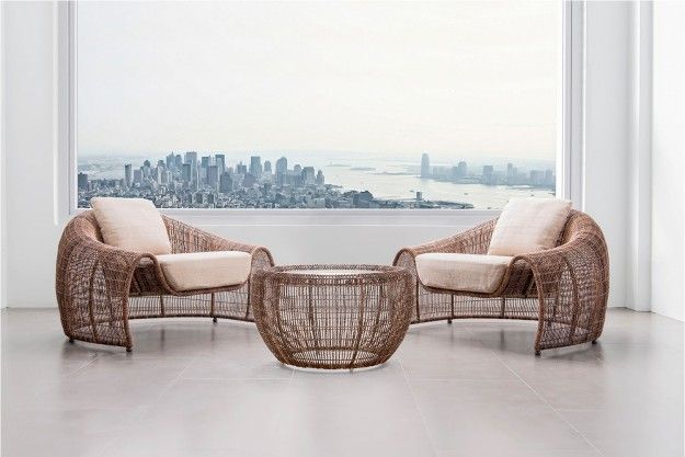 Croissant sofa from Kenneth Cobonpue collection is as ergonomic as .