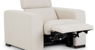 Arlo Light Beige Fabric Power Recliner | Power recliners, Recliner .