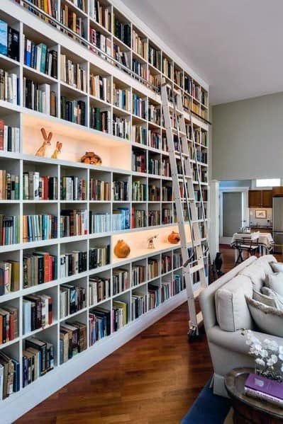 Top 70 Best Floor To Ceiling Bookshelves Ideas - Wall Storage .