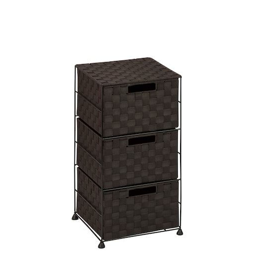 Honey Can Do Double Woven 3 Drawer Storage Cart | Michaels | Craft .