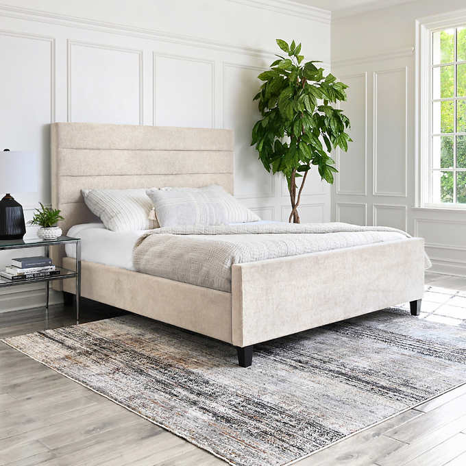 Athena Upholstered Queen Bed | Cost