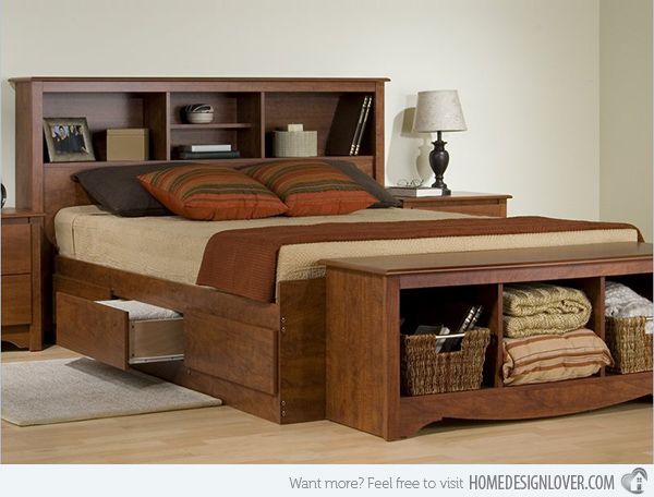 Combine Beauty and Function in 15 Storage Platform Beds | Home .