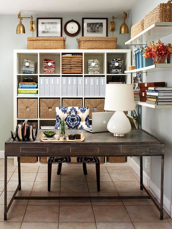 19 Smart Storage Solutions for Your Home Office | Home office .