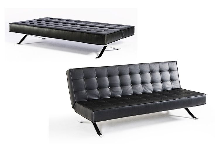 Santa Fe Contemporary Leather Sofa Bed | Sofa bed design, Sofa bed .