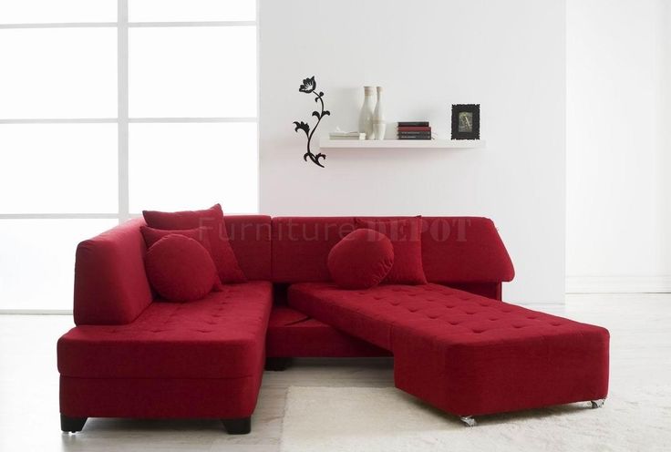 2023 Best of Red Sectional Sleeper Sofas | Red sectional sofa .