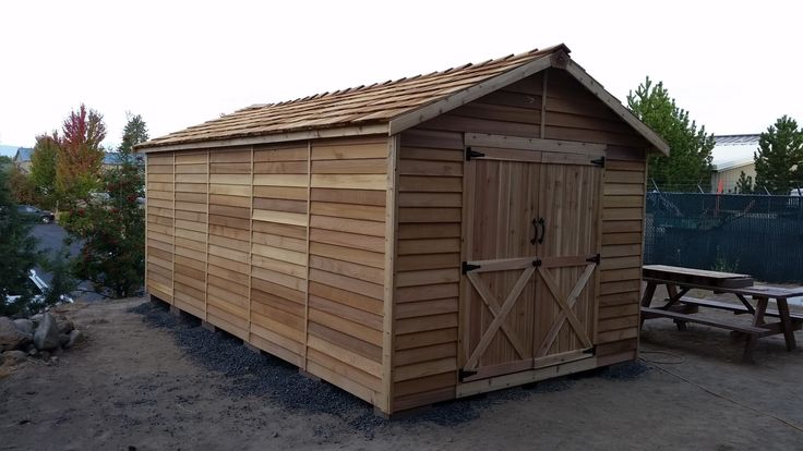 Large Wooden Sheds, Lawn Mower & Motorcycle Storage Shed Kits | CS .