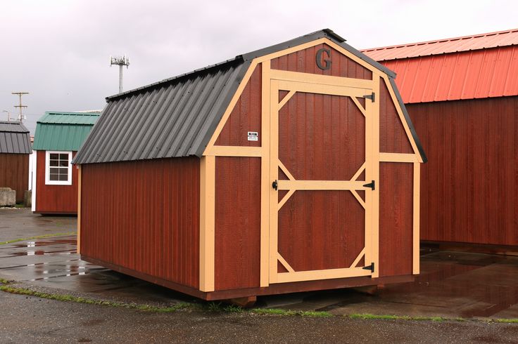 This Urethane Lofted Barn has the best color contrast. Get yours .