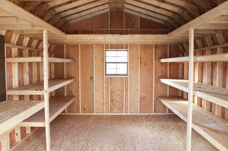 Best DIY Woodworking in Garages | Shed shelving, Shed storage .