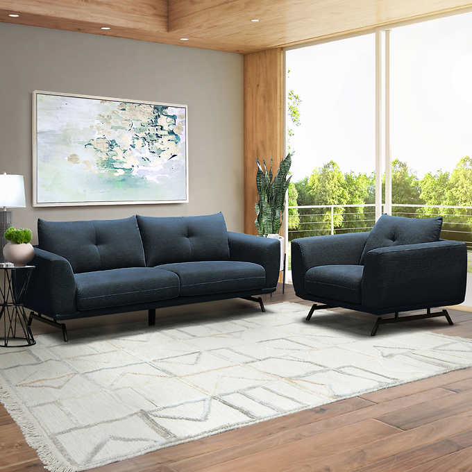 Delaney 2-piece Fabric Set - Sofa & Chair | Cost