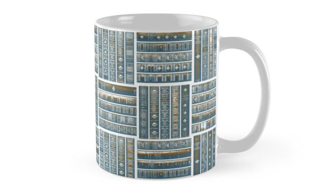 The Bookish Checkerboard Coffee Mug by GrandeDuc | Mugs, Coffee .