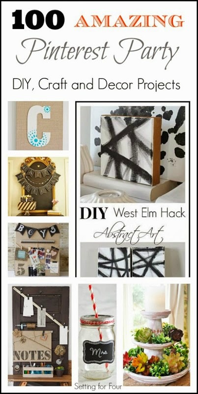 100 Amazing Pinterest Party DIY and Decor Projects - Setting for Fo