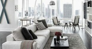cuteso.com | Modern apartment design, Living room, Living room .