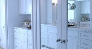 Mirrored Doors - Traditional - bathroom - Classic Casual Home .
