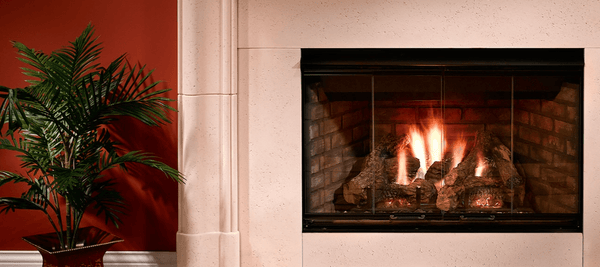 Majestic - Reveal 42 42" Open Hearth B-Vent Gas Fireplace radiant .
