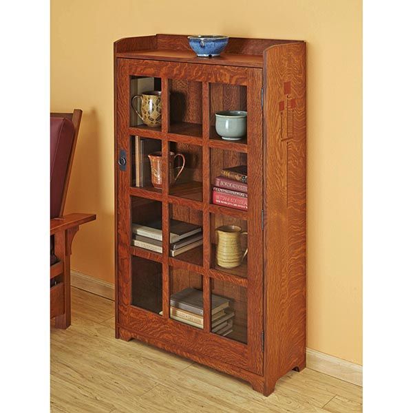 Arts and Crafts Bookcase Woodworking Plan from WOOD Magazine .