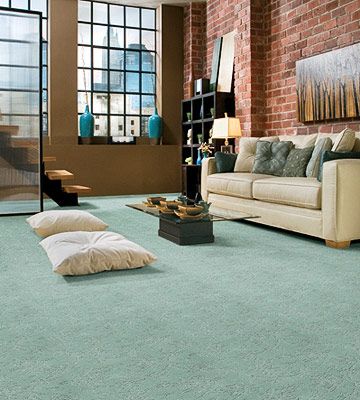 Green area rugs in the house: