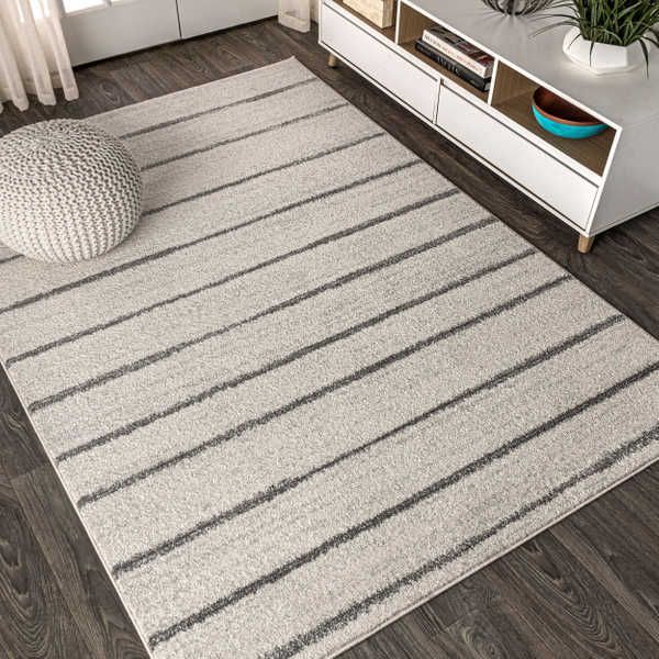 Palermo Williamsburg Minimalist Stripe Area Rug | Versatile rug .