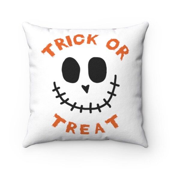 Halloween Pillow Trick or Treat Pillow Halloween Decor - Etsy .