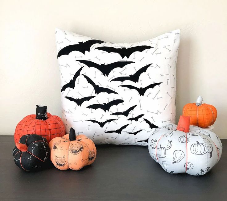 Scaredy Cat Halloween Bat Pillow with HeatnBond - Therm O Web .