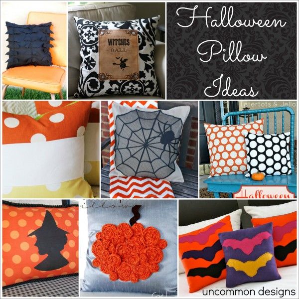 12 Halloween Pillow Ideas | Halloween pillows, Halloween crafts .