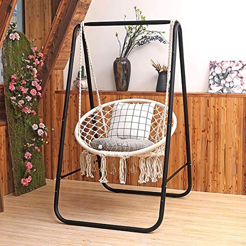 Gardenline boho hanging chair | Hanging hammock chair, Hammock .