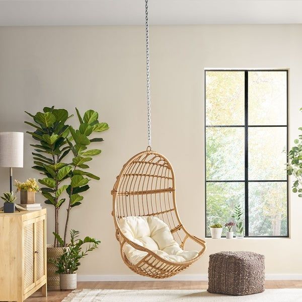 Richards Outdoor/Indoor Wicker Hanging Chair (No Stand) by .