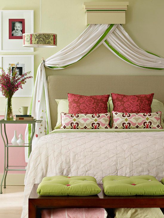 38 DIY Headboard Ideas for a Low-Cost Bedroom Refresh | Canopy bed .