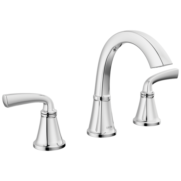 Two Handle Widespread Bathroom Faucet in Chrome 35864LF | Delta Fauc