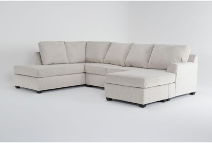 Alessandro Moonstone 128" 2 Piece Sectional With Right Arm Facing .
