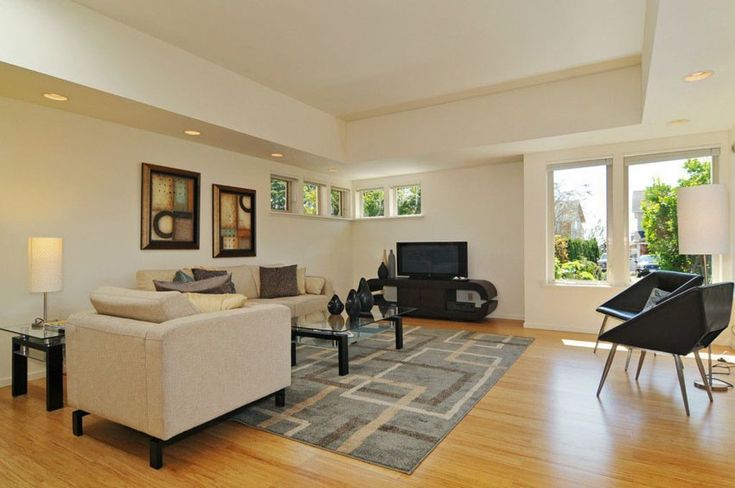 39 Beautiful Living Rooms with Hardwood Floors - Designing Idea .
