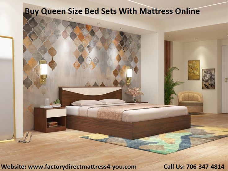 Buy Queen Size Bed Sets With Mattress Online | Bedroom furniture .