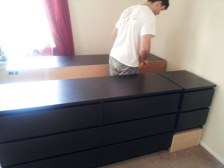 Bed Frame with Lots of Storage - IKEA Hackers | Ikea hack storage .