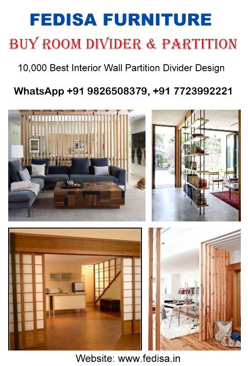 Room Divider & Partition | Room divider, Divider design, Best interi