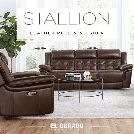 Casual Living | Stallion Leather Reclining Sofa | Leather .