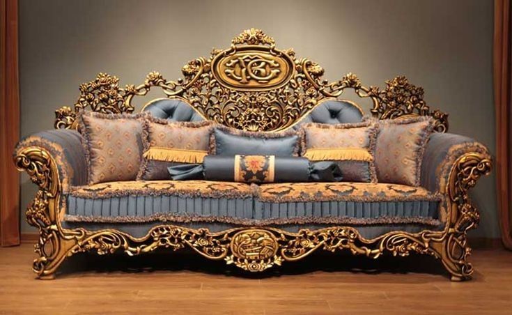 European Style Carved Designer Sofa | Royal sofa design, Sofa .