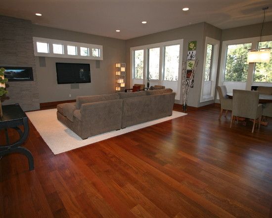 Brazilian Cherry Wood Floors - Photos & Ideas | Living room wood .