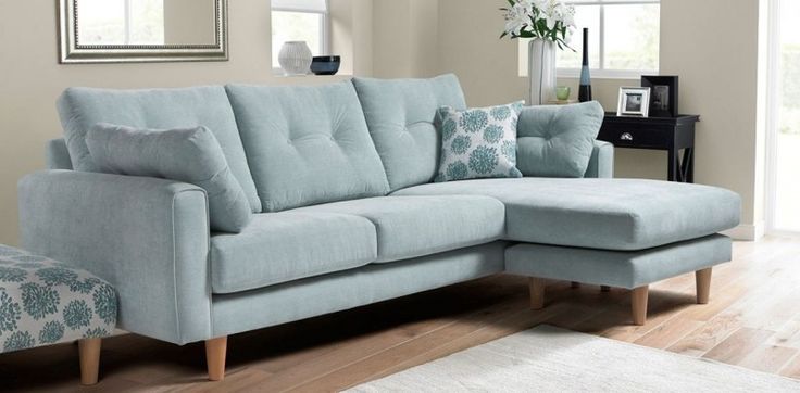 Light Blue Sofas - Ideas on Foter | Blue corner sofas, Blue sofa .