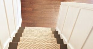 Painted Stairs and Adding Runners | Painted stairs, Stair runner .