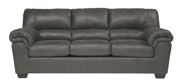 Ashley Furniture Bladen Contemporary Slate Sofa | Faux leather .