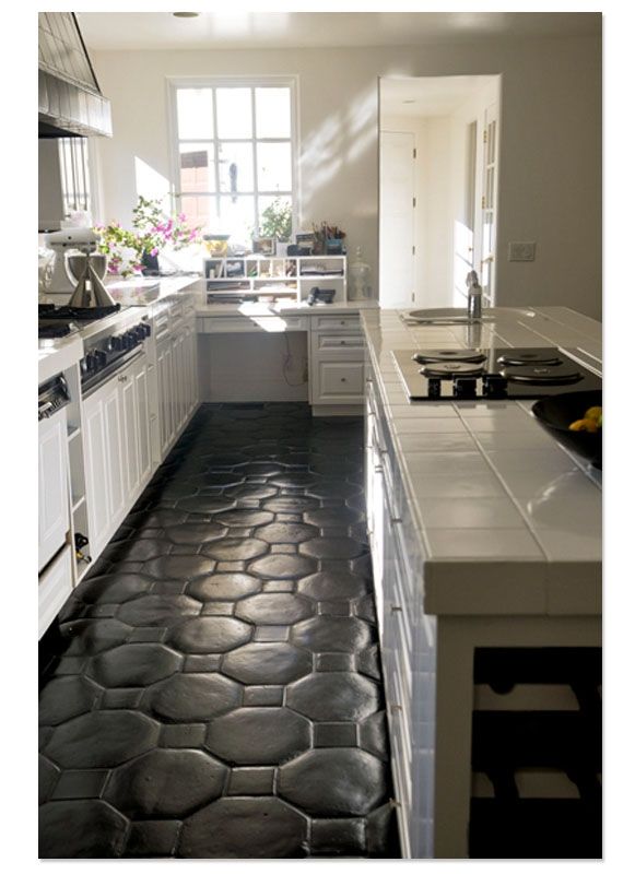 THAT FLOOR! | Kitchen floor tile, Kitchen flooring, Painting tile .