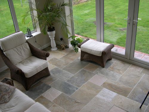 Nice stone floor | Floor design, Slate flooring, Kota stone floori