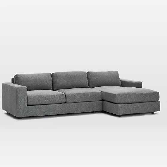 Urban 2 Piece Chaise Sectional | Sofa With Chaise | Sectional sofa .