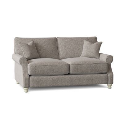 Woburn 63" Rolled Arm Loveseat | Loveseat, Living room seating .