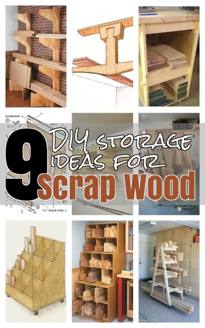 9 DIY Ideas for Wood Storage | Lumber storage, Diy storage, Scrap .