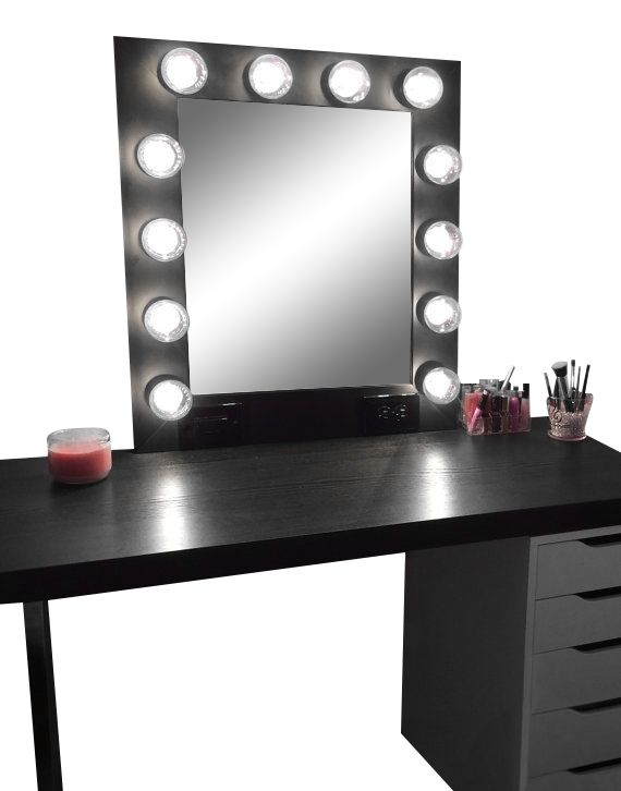 The Original Custom Vanity Makeup Mirror | Diy vanity mirror, Diy .