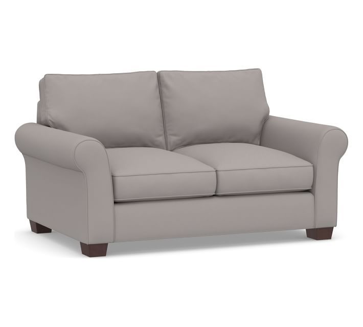 PB Comfort Roll Arm Upholstered Sofa | Upholstered sofa, Rolled .