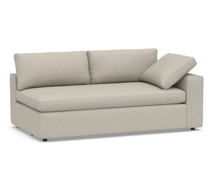 Build Your Own - Dream Square Wide Arm Upholstered Sectional .