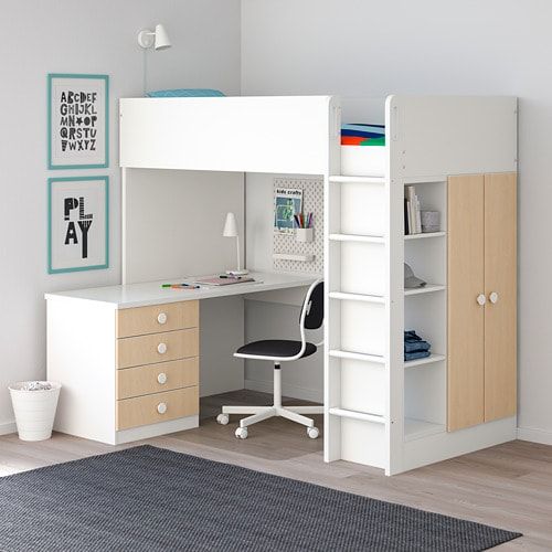 Products | Ikea loft bed, Small room design bedroom, Loft beds for .
