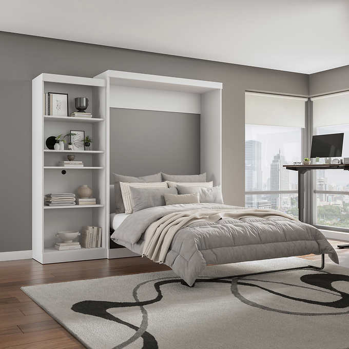 Boutique Queen Murphy Bed and Shelving Unit | Cost